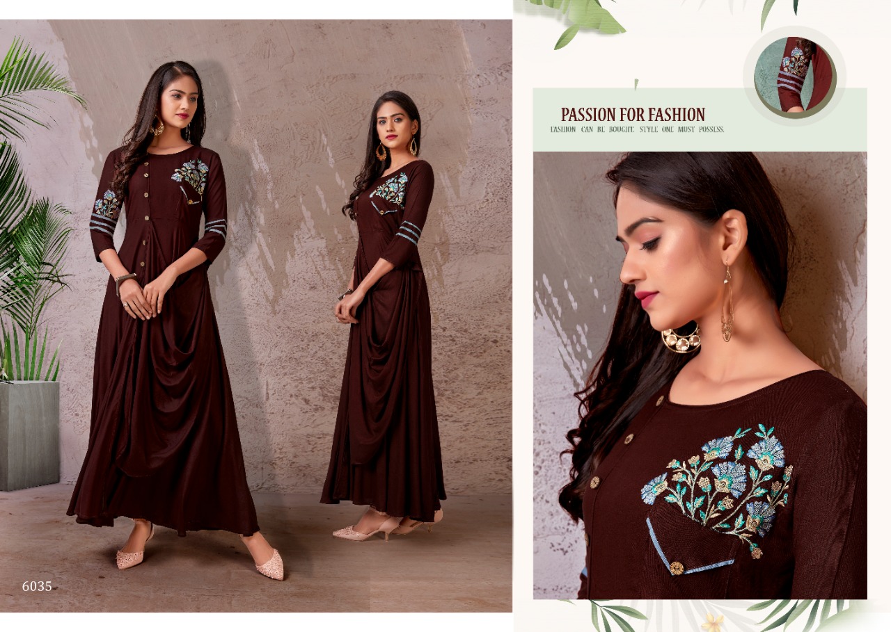 vardan designer Fame Vol 2 rayon innovative look kurti catalog