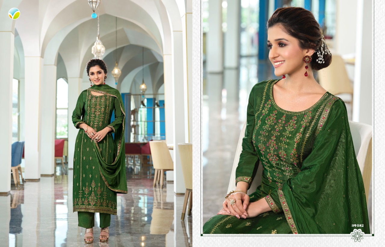 vinay fashion tumbaa zari viscose regal look top bottom with dupatta catalog