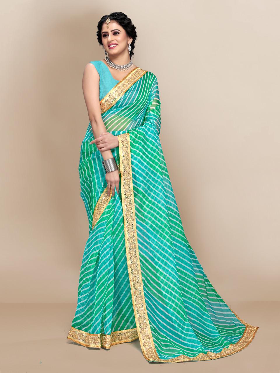 vivera international leona 2 organza regal look saree catalog