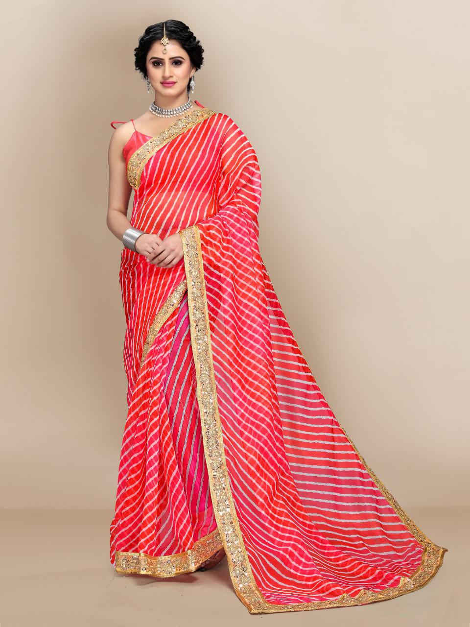 vivera international leona 2 organza regal look saree catalog