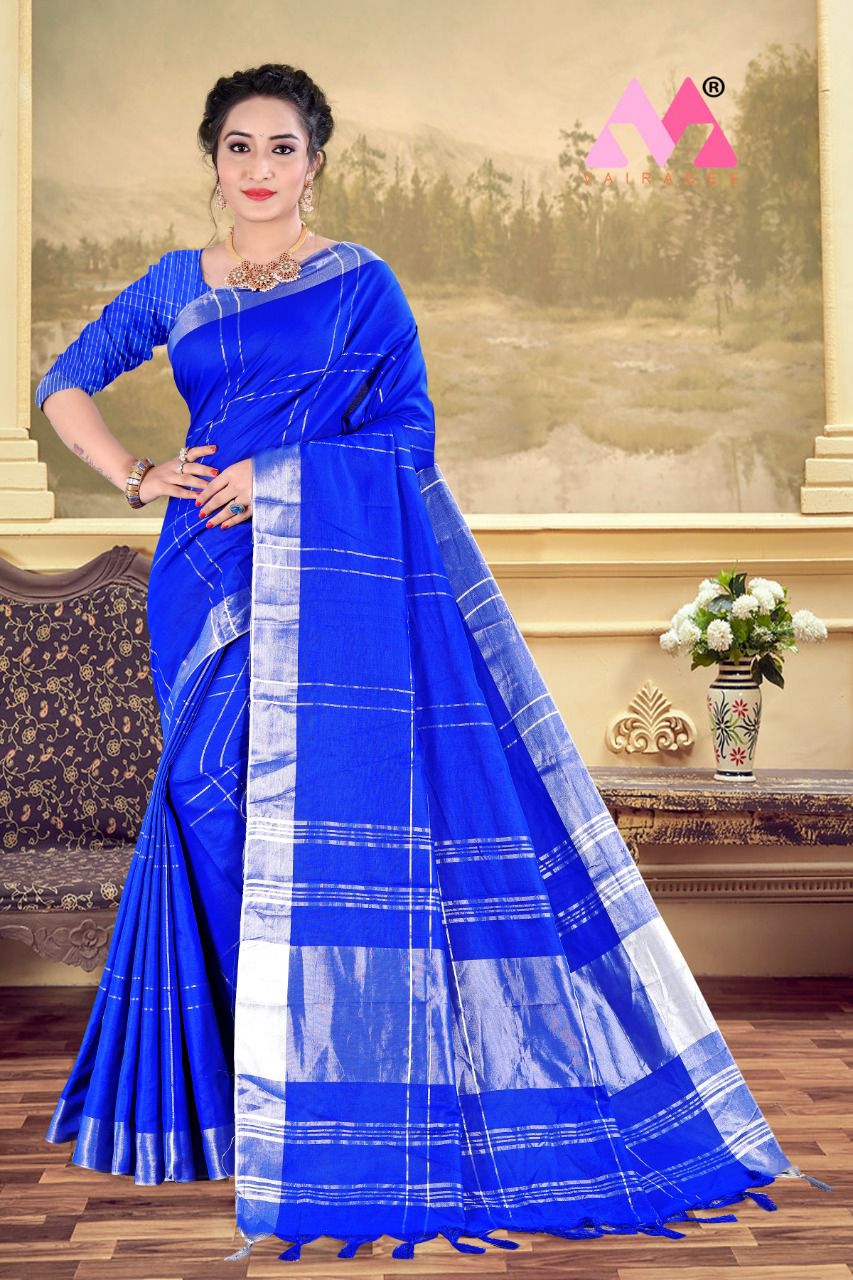 vivera international Madhav Sarees cotton regal look saree catalog