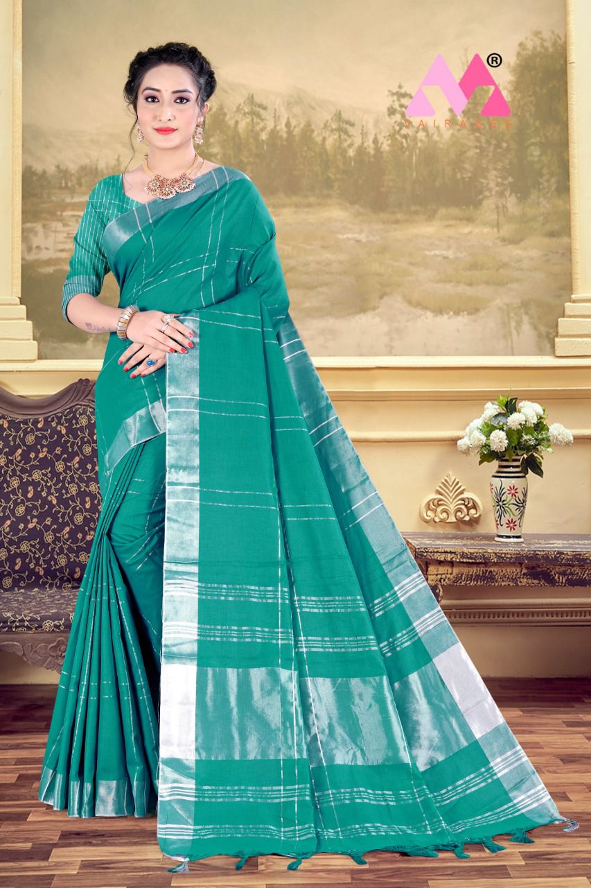 vivera international Madhav Sarees cotton regal look saree catalog