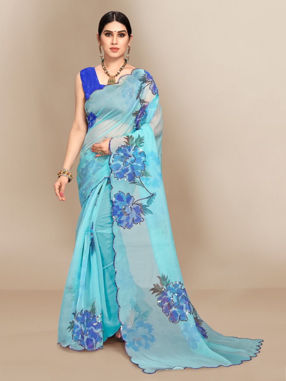 vivera international Marilyn2 Sarees organza elegant saree catalog