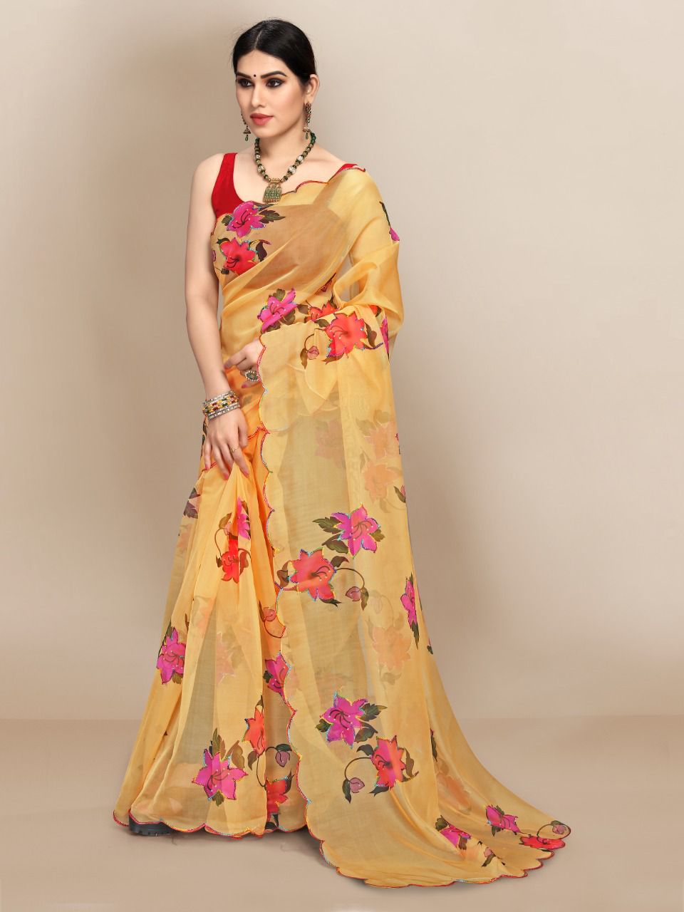 vivera international Marilyn2 Sarees organza elegant saree catalog