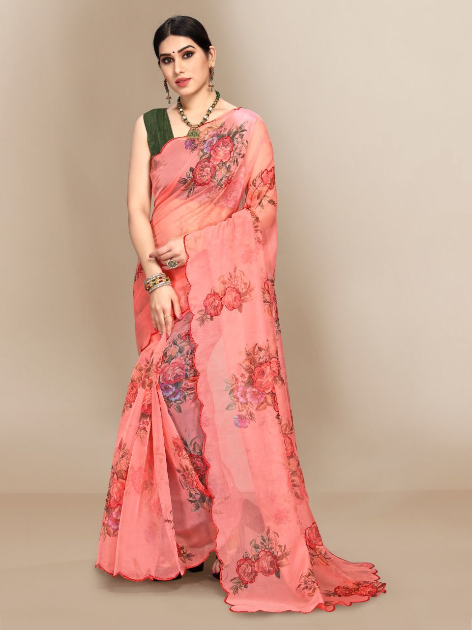 vivera international Marilyn2 Sarees organza elegant saree catalog