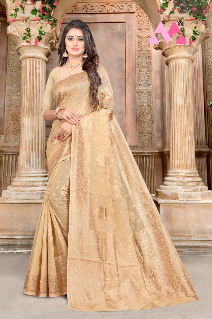 vivera international Princess Sarees2 Chanderi cotton attrective colour and look saree catalog