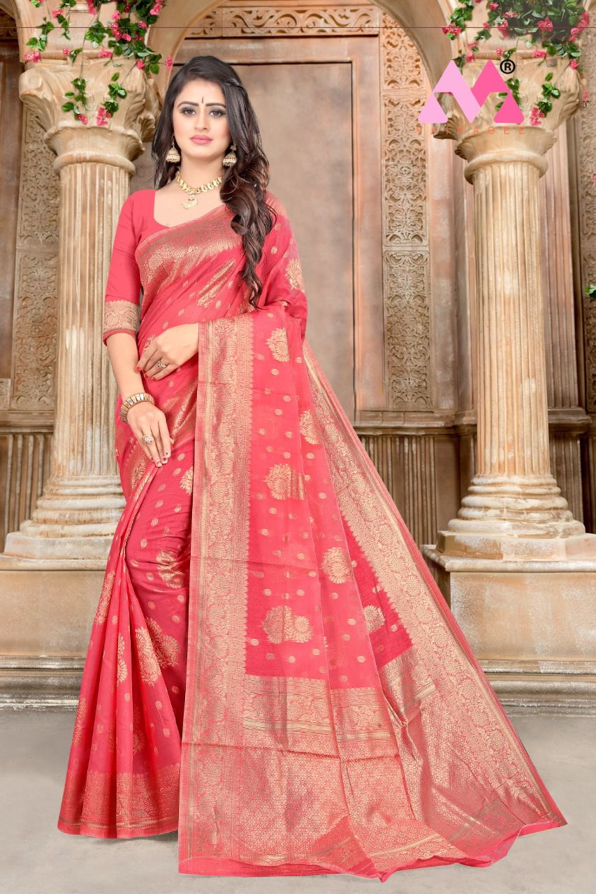 vivera international Princess Sarees2 Chanderi cotton attrective colour and look saree catalog