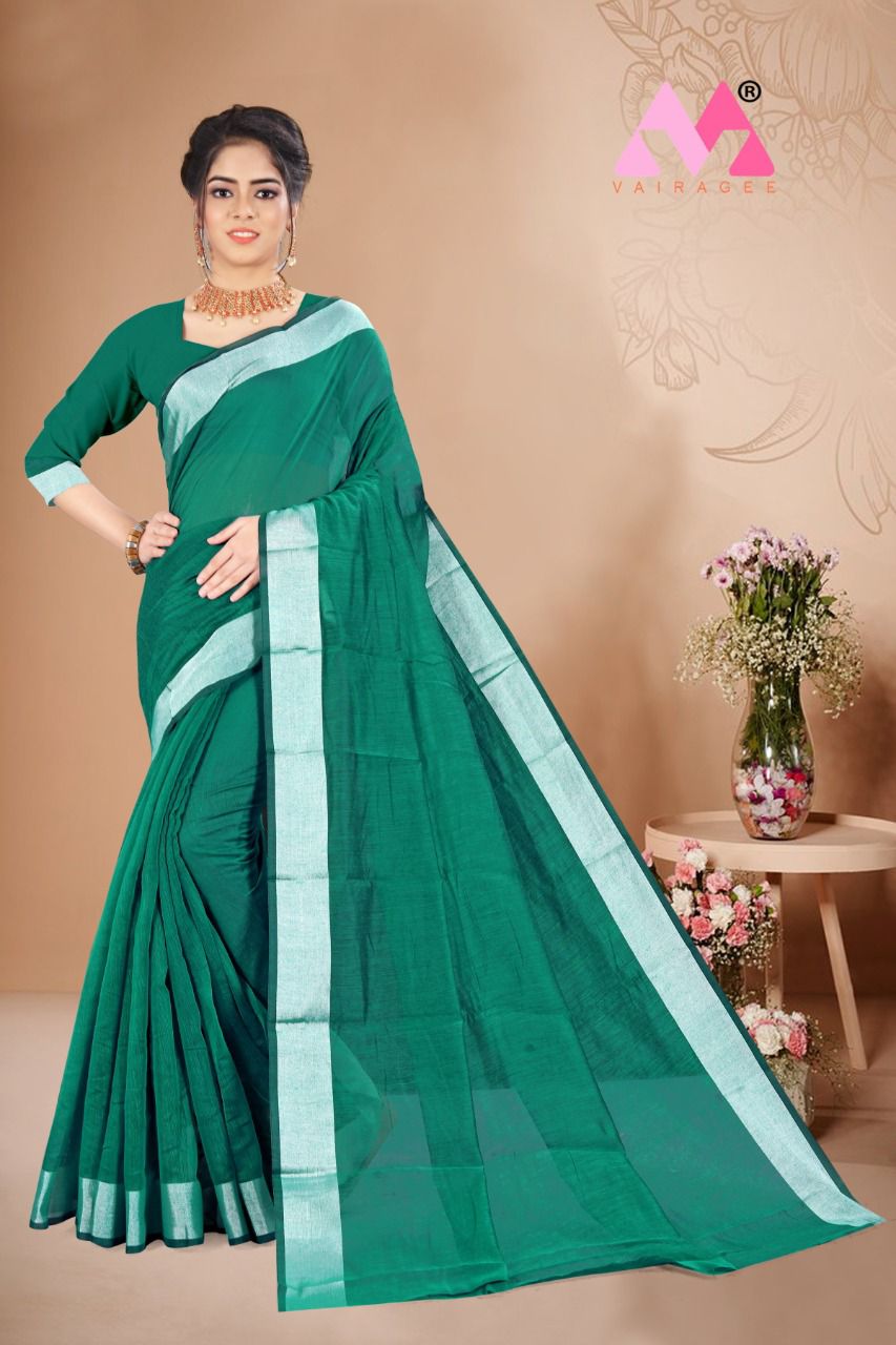 vivera international Raxita3 Sarees cotton decent look saree catalog