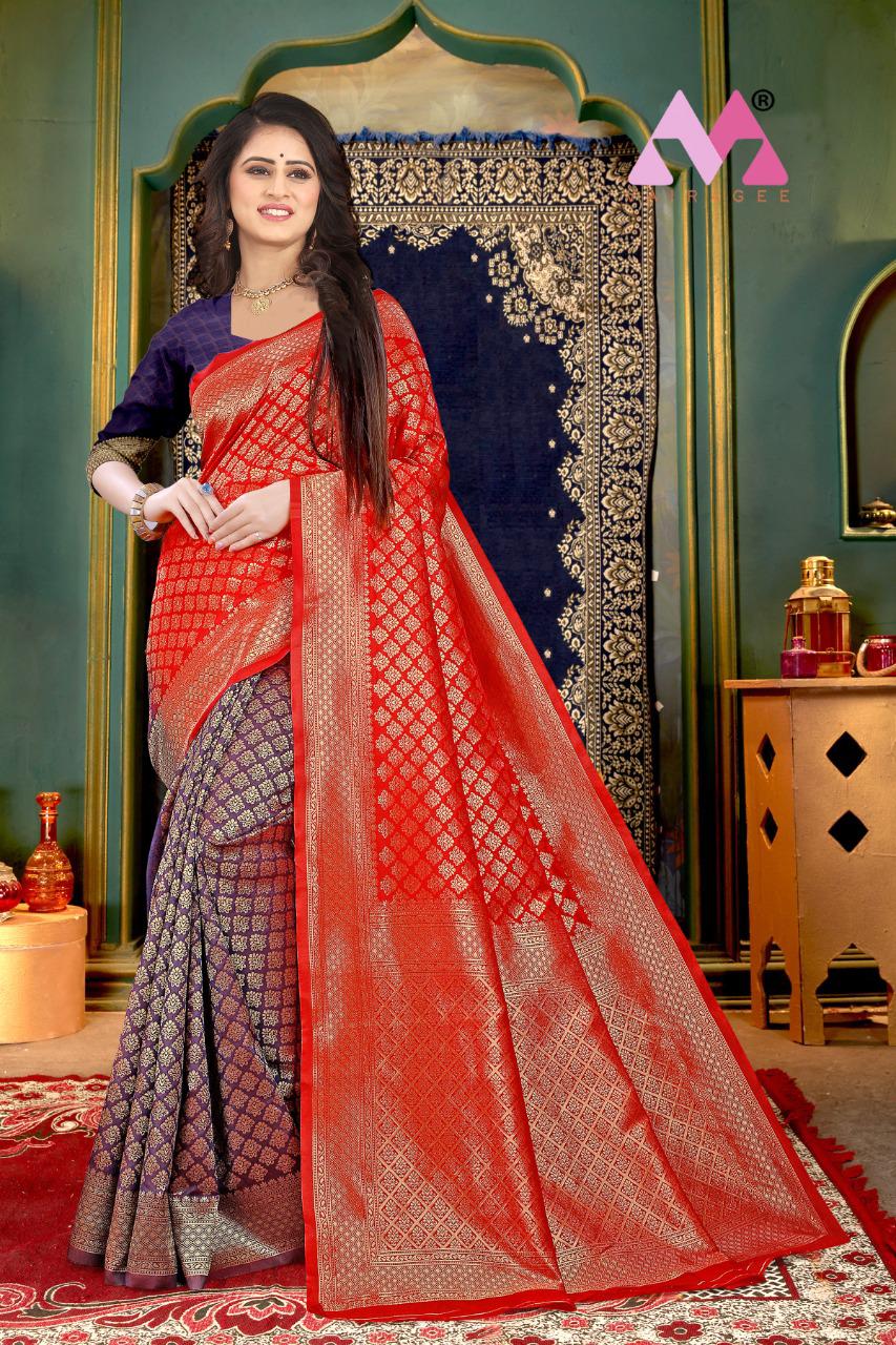 vivera international Viyara Sarees Banarasi Silk regal look saree catalog