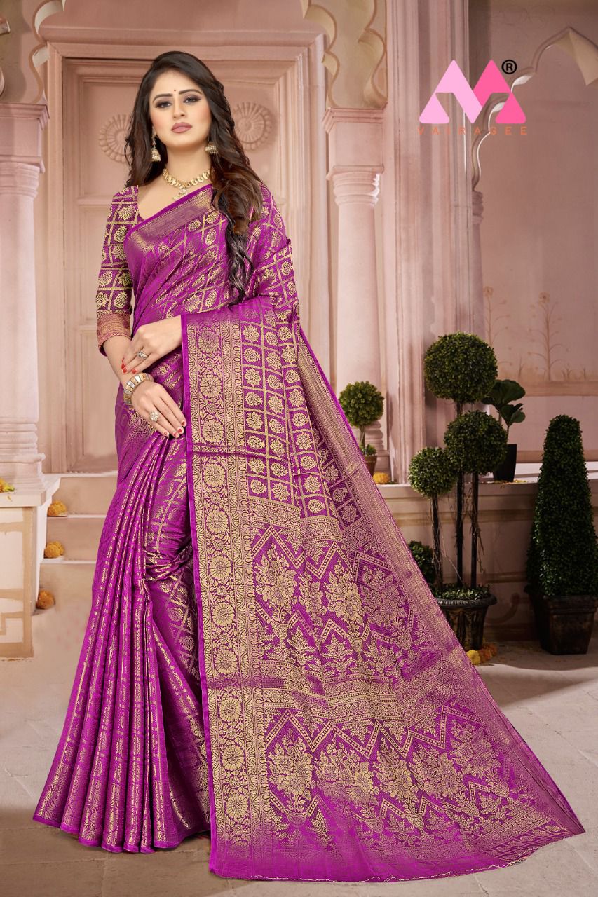 vivera international zarina 9 silk regal look saree catalog