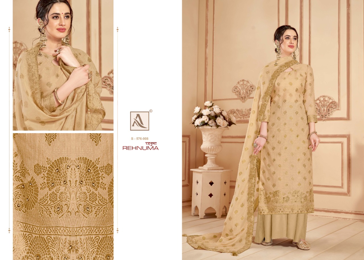 alok suit rehnuma cotton astonishing look salwar suit catalog