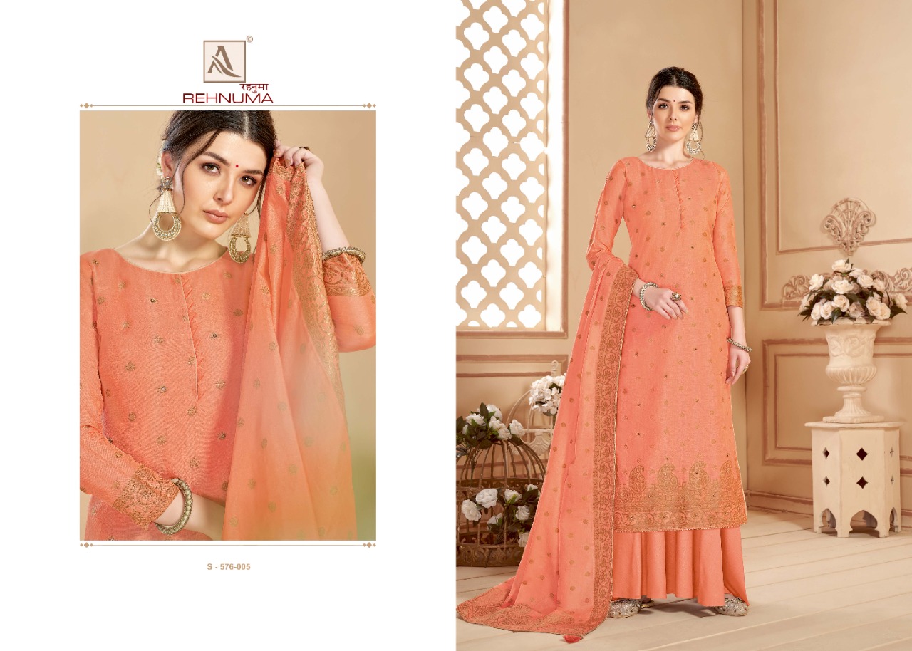 alok suit rehnuma cotton astonishing look salwar suit catalog