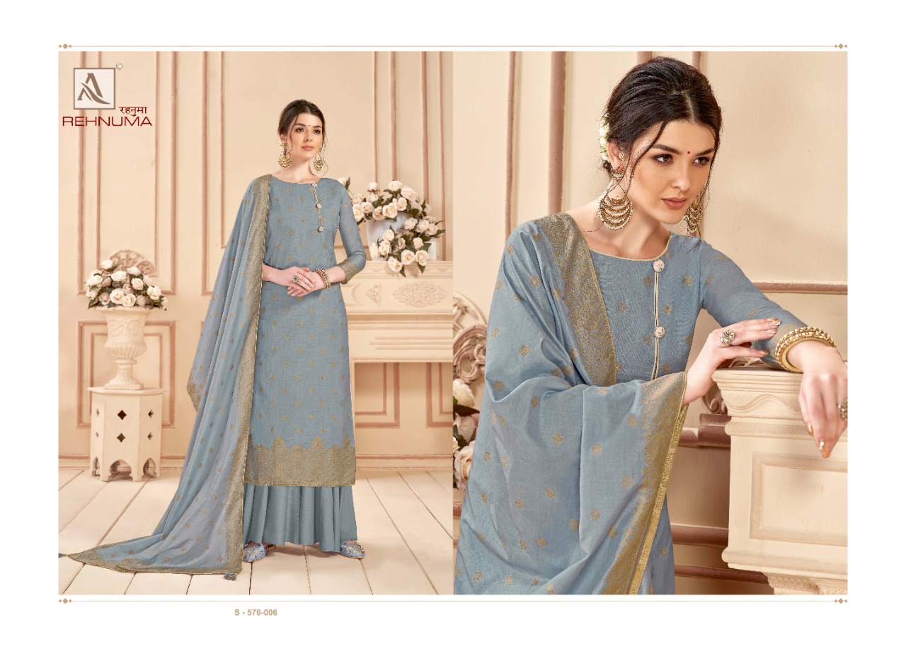 alok suit rehnuma cotton astonishing look salwar suit catalog