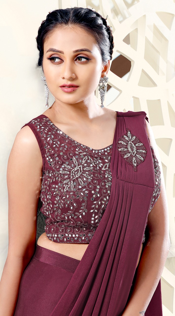 amoha trendz Design No Imported Lycra 1015763 gorgeous look saree catalog