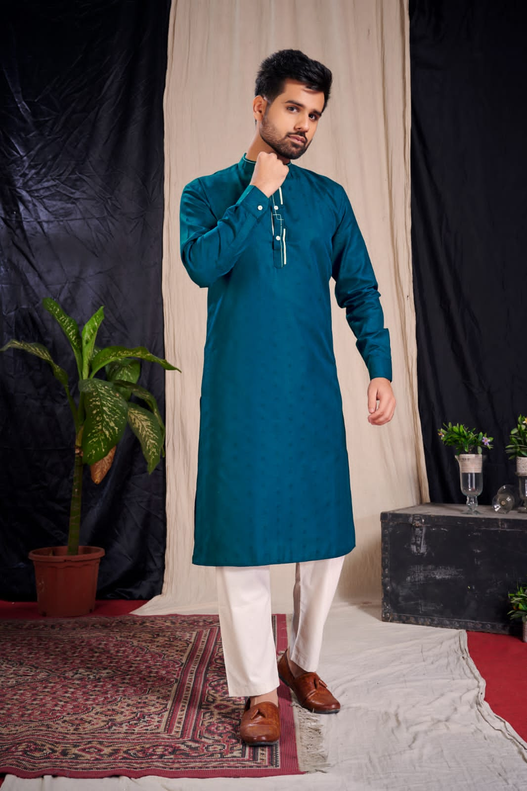 Banwery Fashion  Royal Couple V 9 stylish look Royal couple combo of Kurta with Payjama and Kurti with Pants and Dupatta catalog