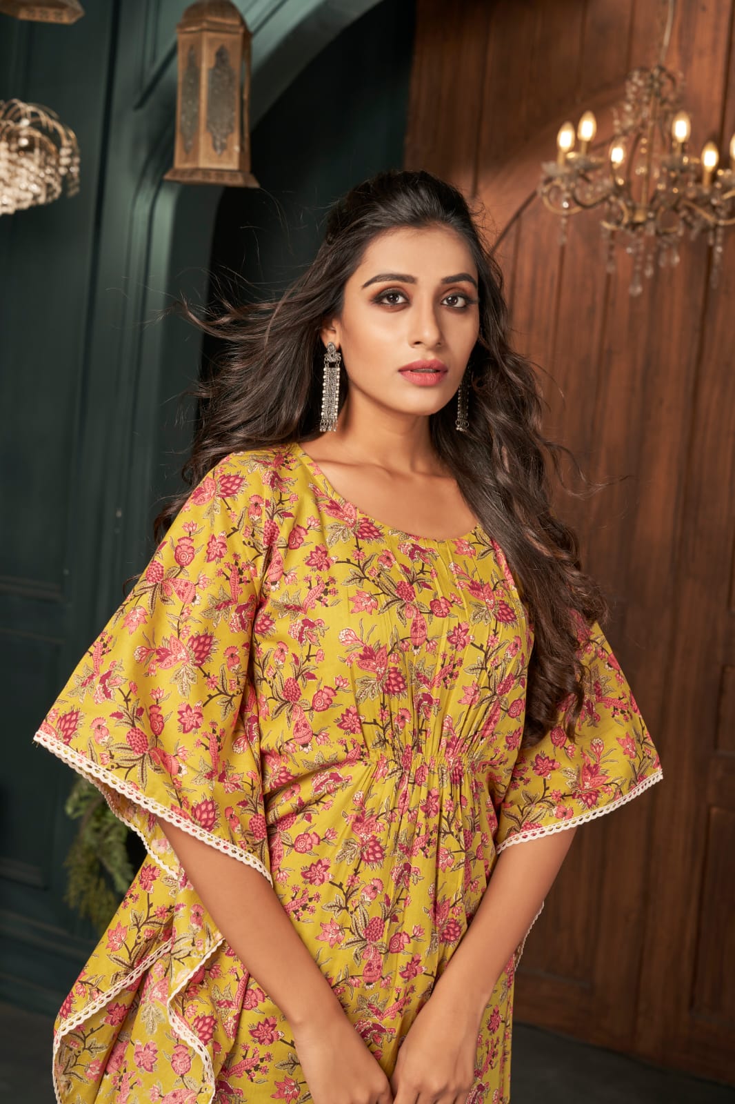 Banwery Fashion kaftans cotton decent look and colour kurti catalog