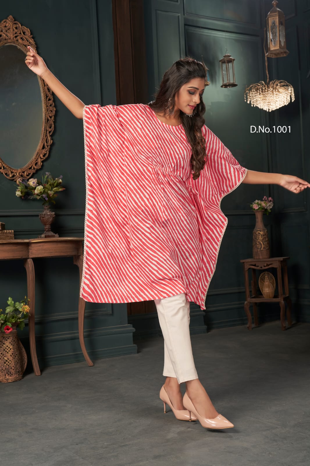 Banwery Fashion kaftans cotton decent look and colour kurti catalog