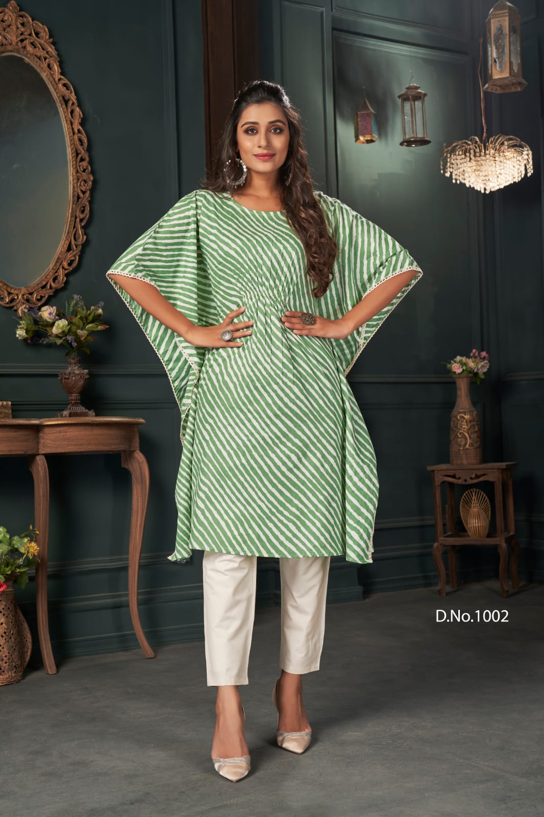 Banwery Fashion kaftans cotton decent look and colour kurti catalog