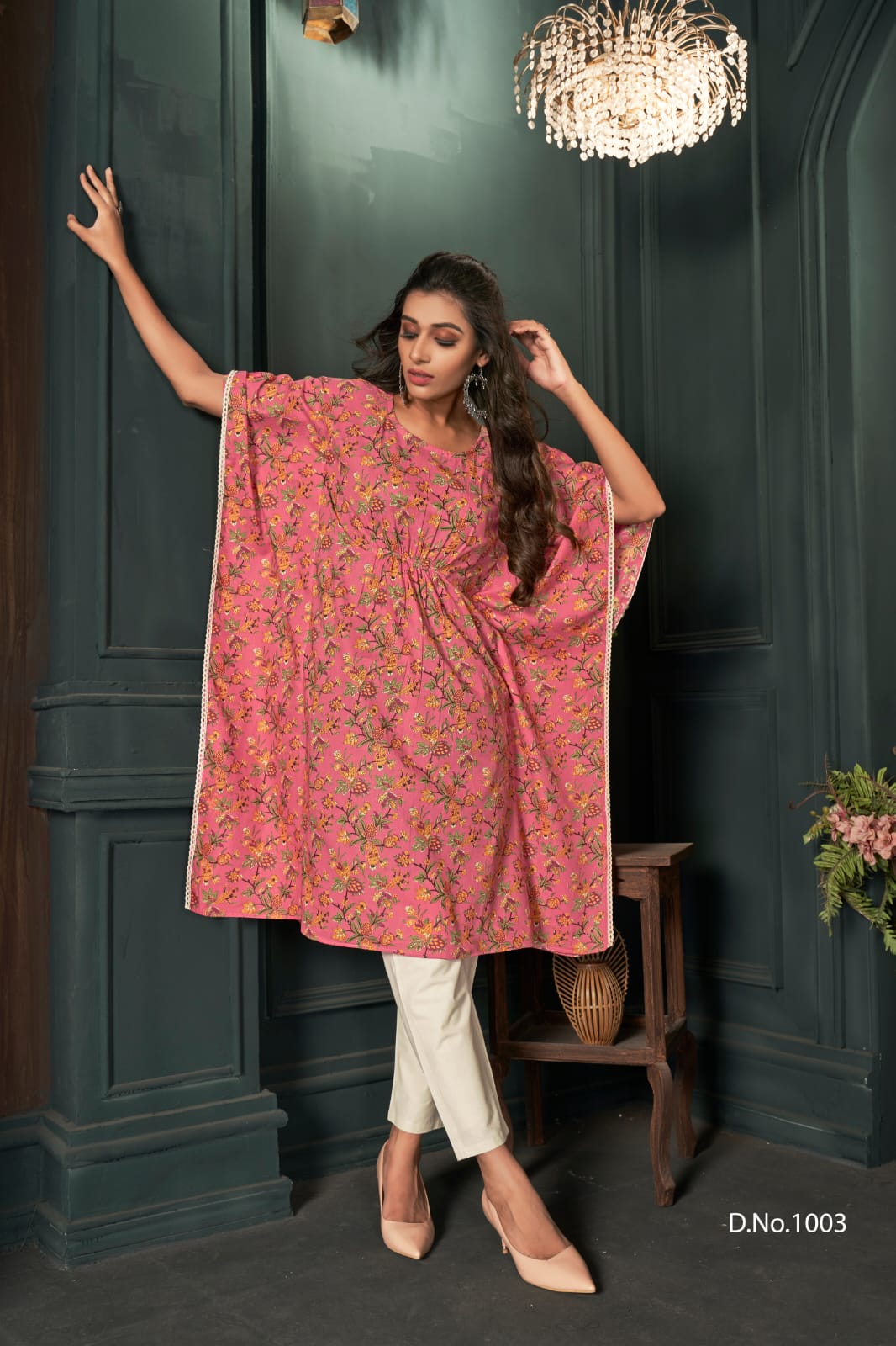 Banwery Fashion kaftans cotton decent look and colour kurti catalog