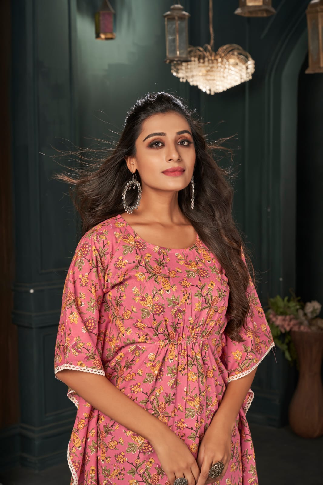 Banwery Fashion kaftans cotton decent look and colour kurti catalog