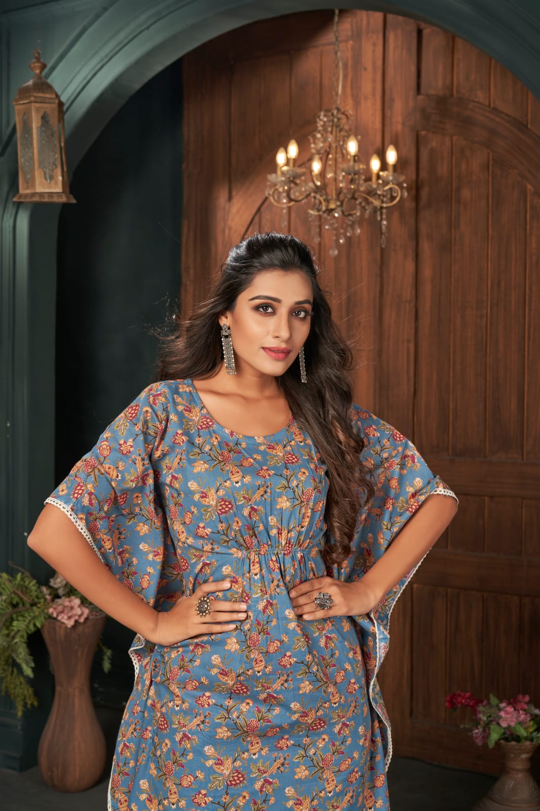 Banwery Fashion kaftans cotton decent look and colour kurti catalog