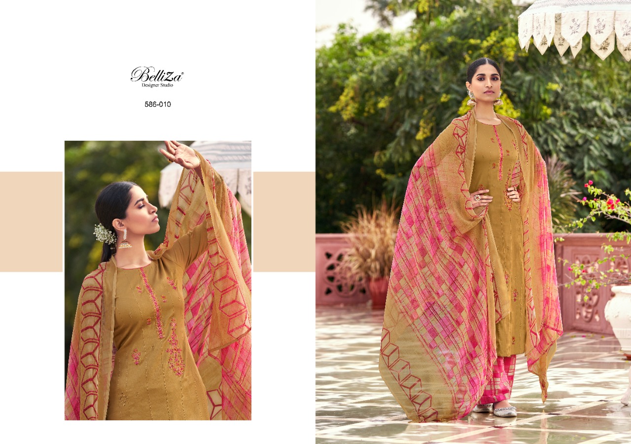 belliza designer studio aadhya cotton astonishing salwar suit catalog