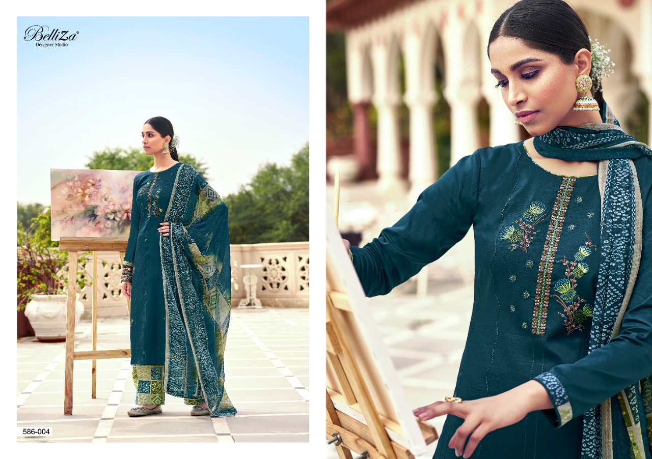 belliza designer studio aadhya cotton astonishing salwar suit catalog