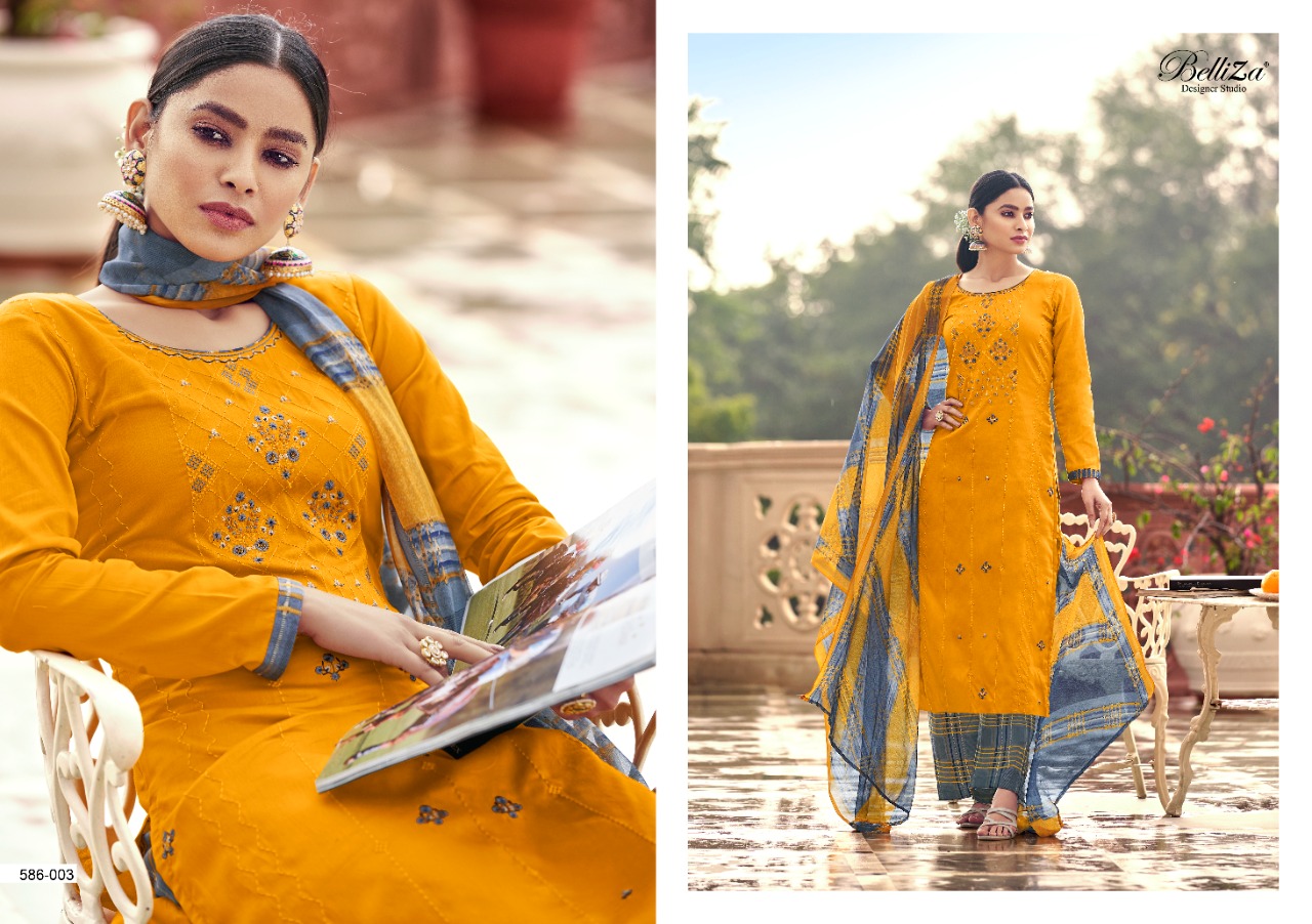 belliza designer studio aadhya cotton astonishing salwar suit catalog