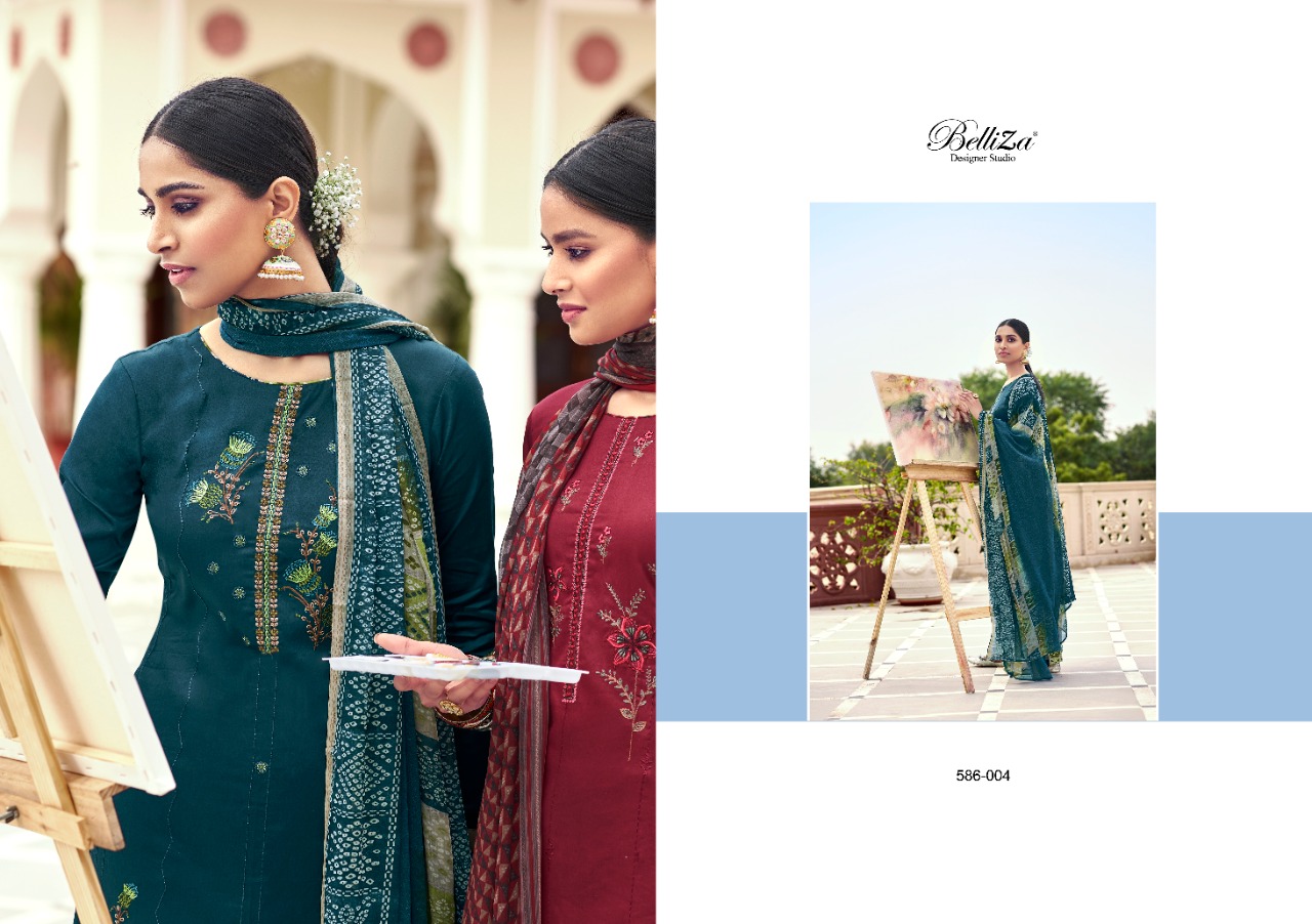 belliza designer studio aadhya cotton astonishing salwar suit catalog