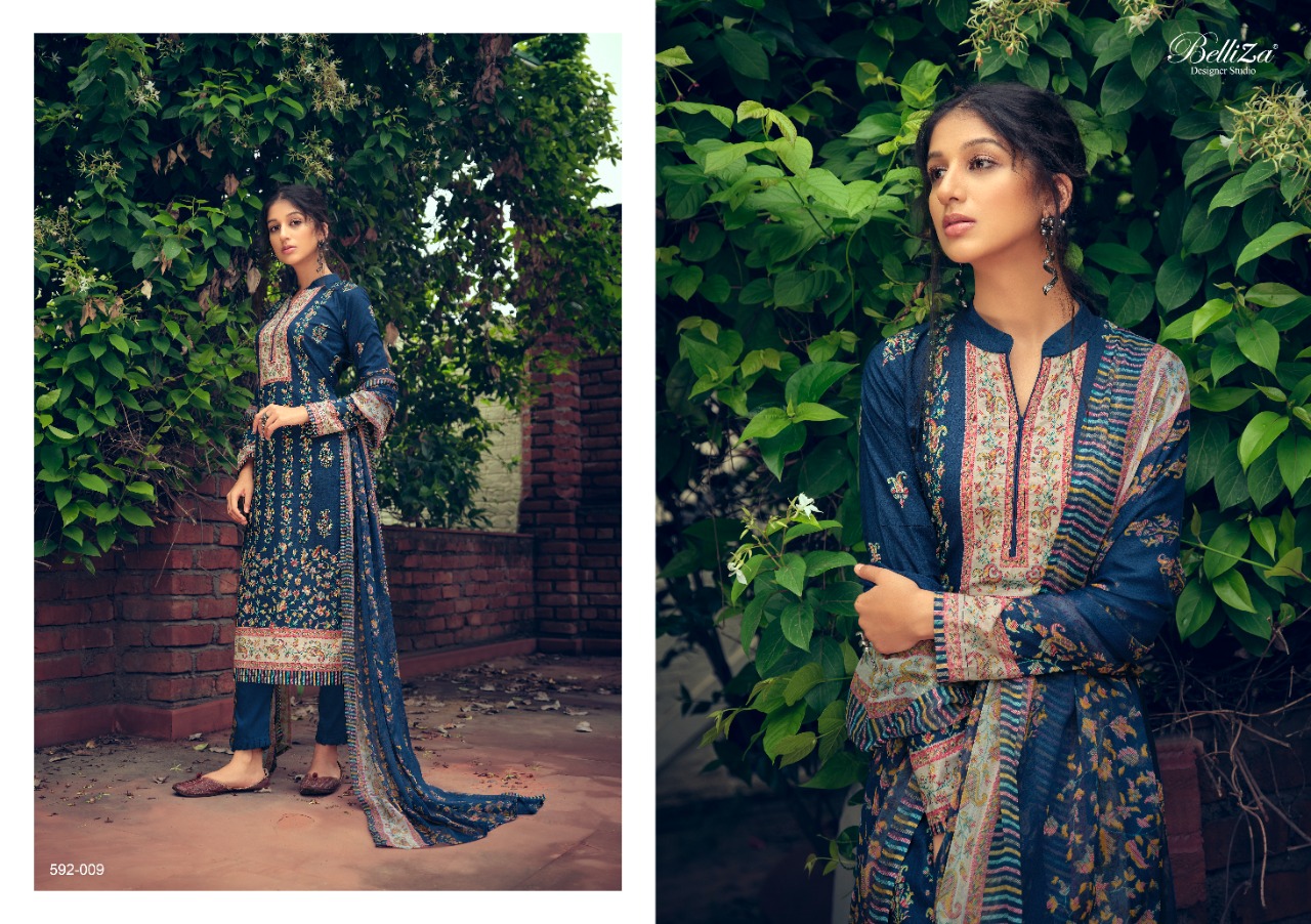 belliza designer studio nainpreet cotton exclusive print  salwar suit catalog