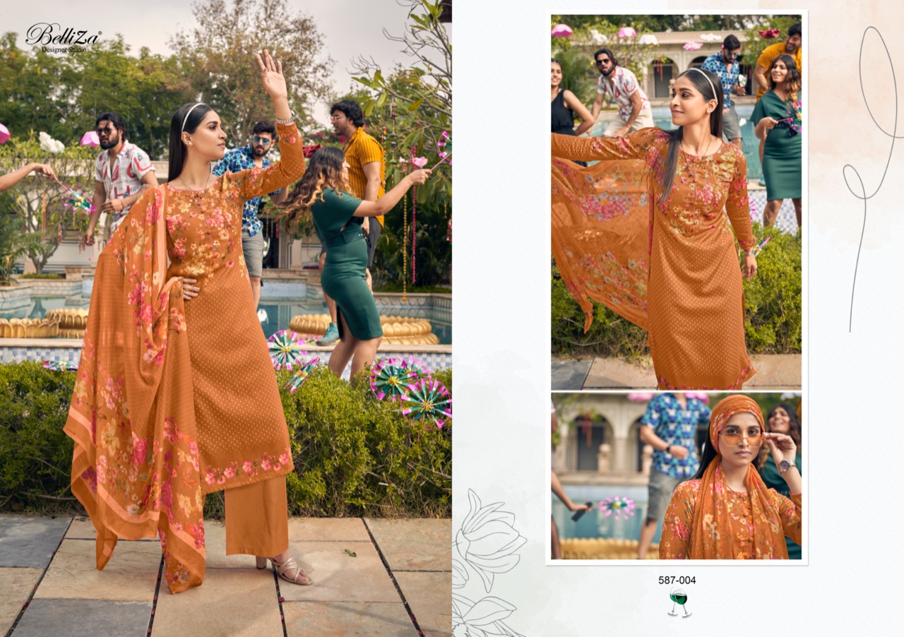 belliza designer studio namya jam cotton astonishing salwar suit catalog