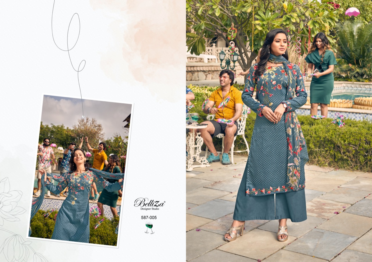 belliza designer studio namya jam cotton astonishing salwar suit catalog