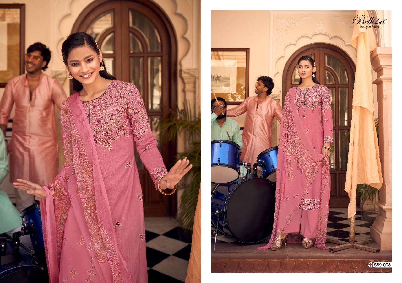 belliza designer studio vanya cotton astonishing salwar suit catalog