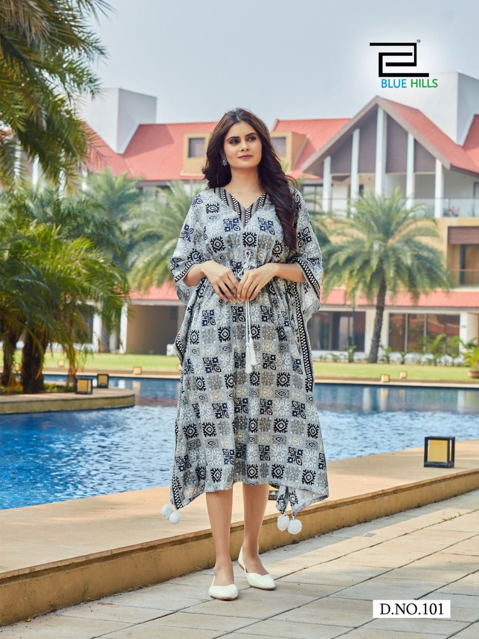 blue hills stare vol 5 rayon kaftan catchy kurti catalog