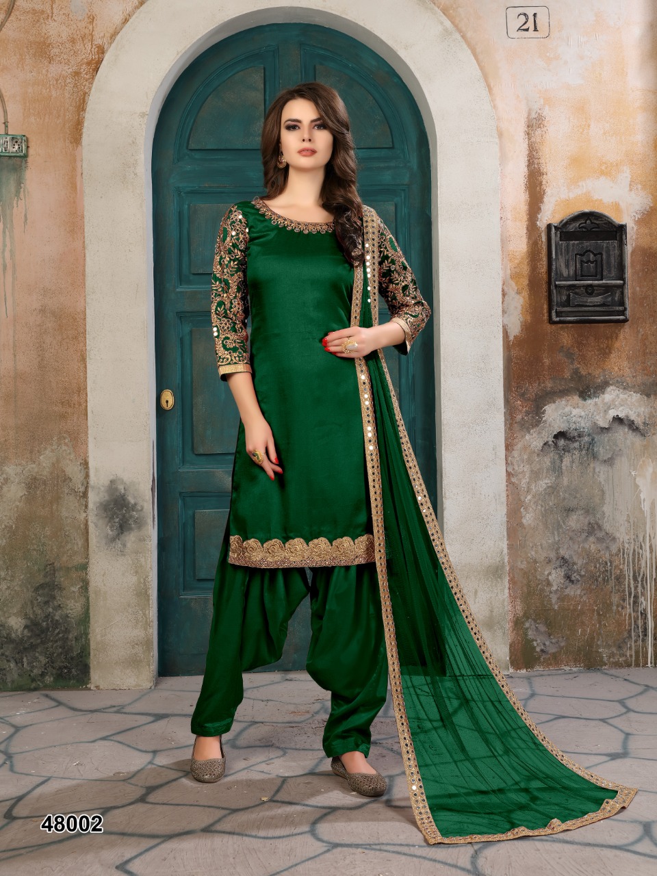 dani Aanaya 48000 Series art silk gorgeous look salwar suit catalog