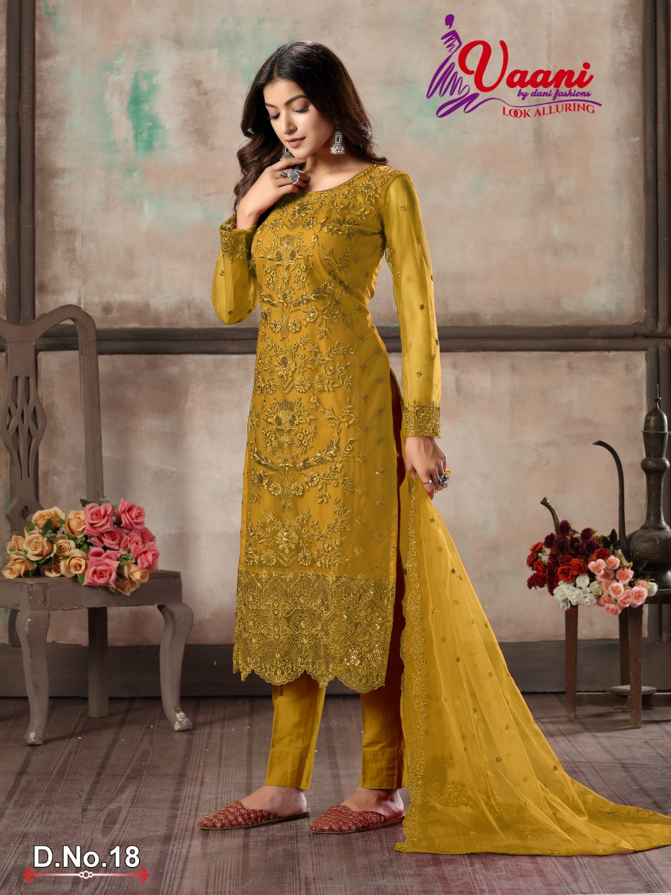 dani vanni vol 1 net gorgeous look salwar suit catalog