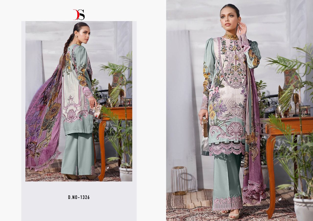 deepsy suit Firodus lawn 22 cotton catchy look salwar suit with chiffon dupatta catalog