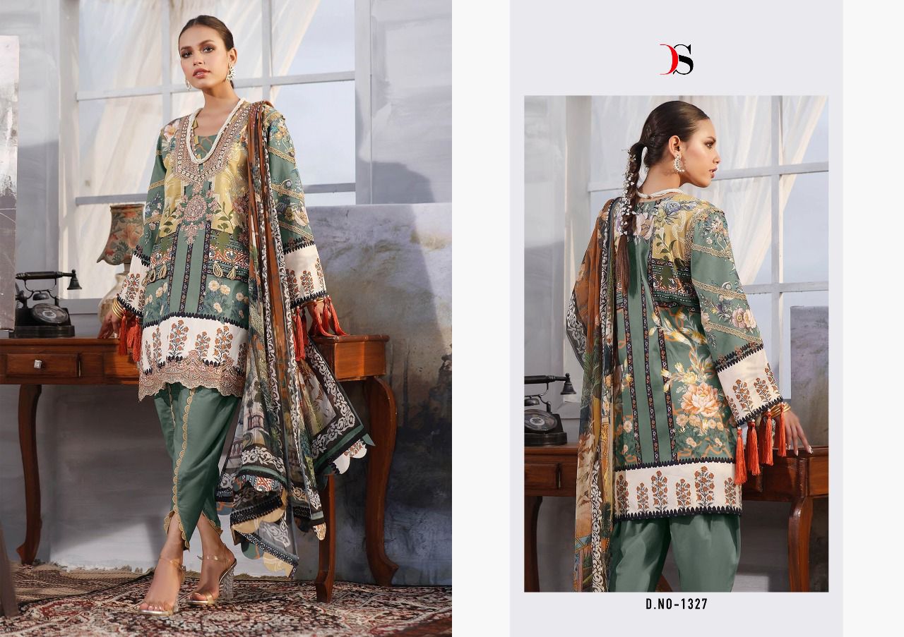 deepsy suit Firodus lawn 22 cotton catchy look salwar suit with chiffon dupatta catalog