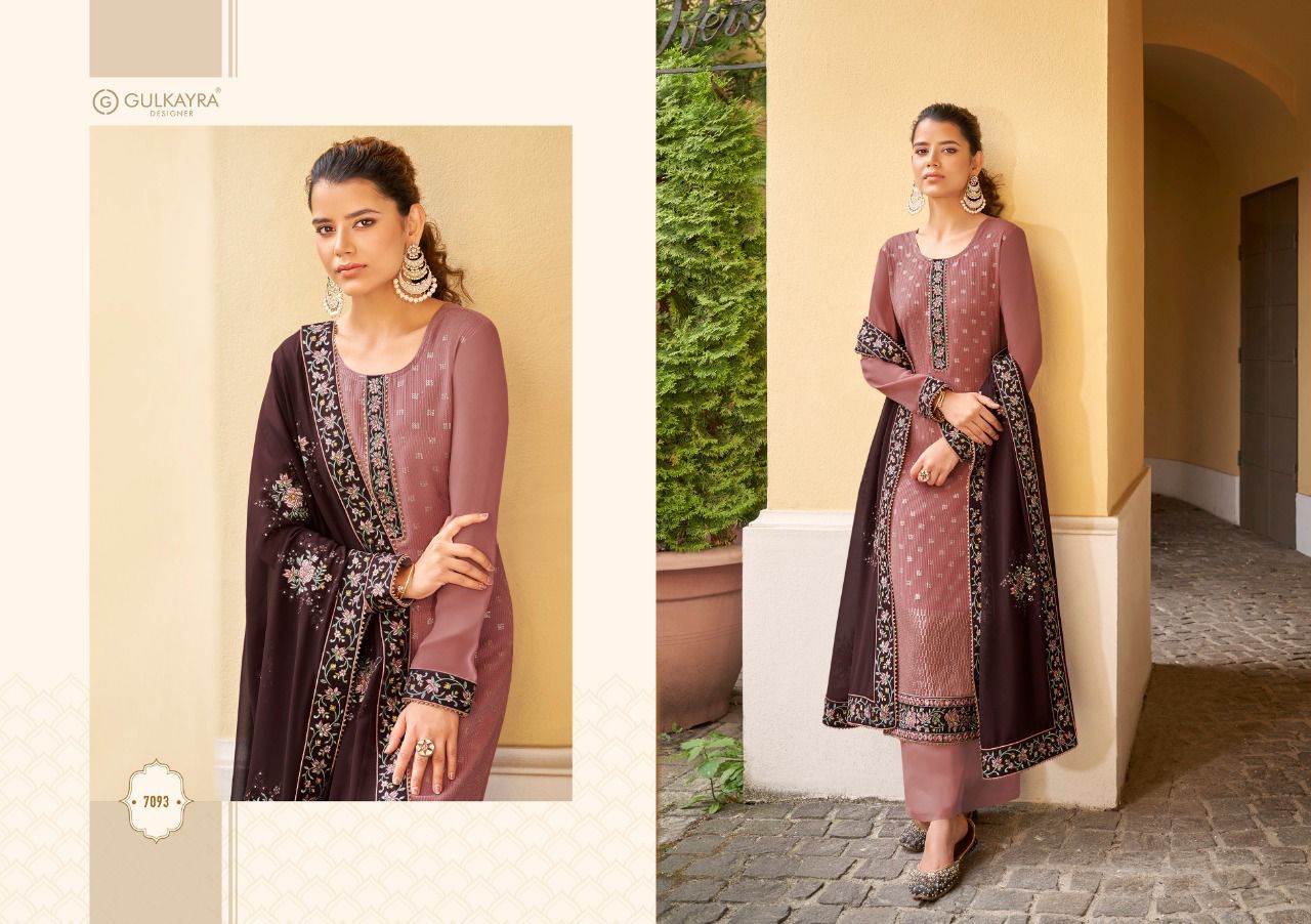 gulkayra designer banni nx  georgette gorgeous look salwra suit catalog