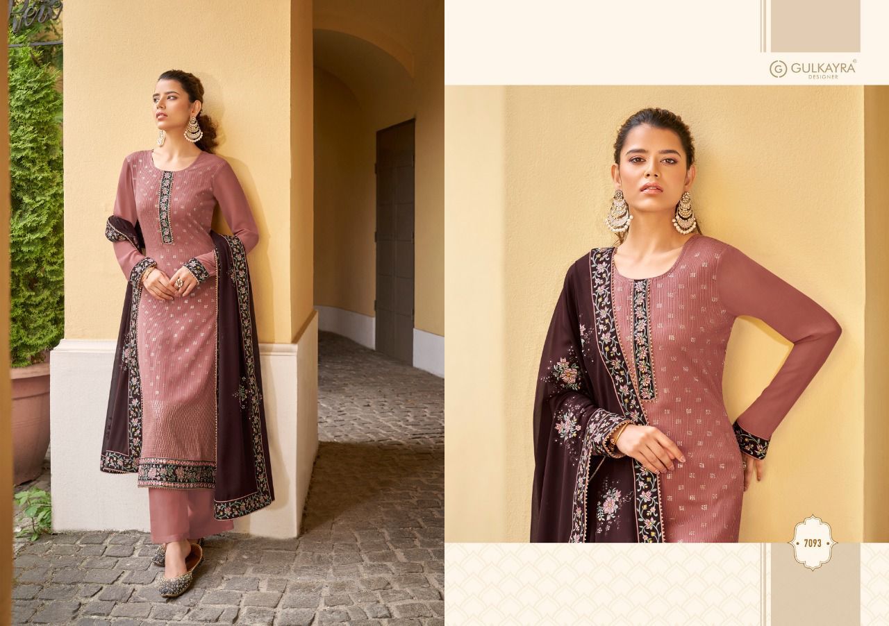 gulkayra designer banni nx  georgette gorgeous look salwra suit catalog