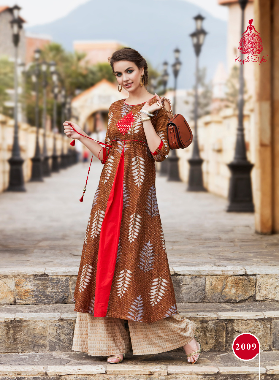 kajal style adiba vol 2 cotton new and modern style kurti catalog