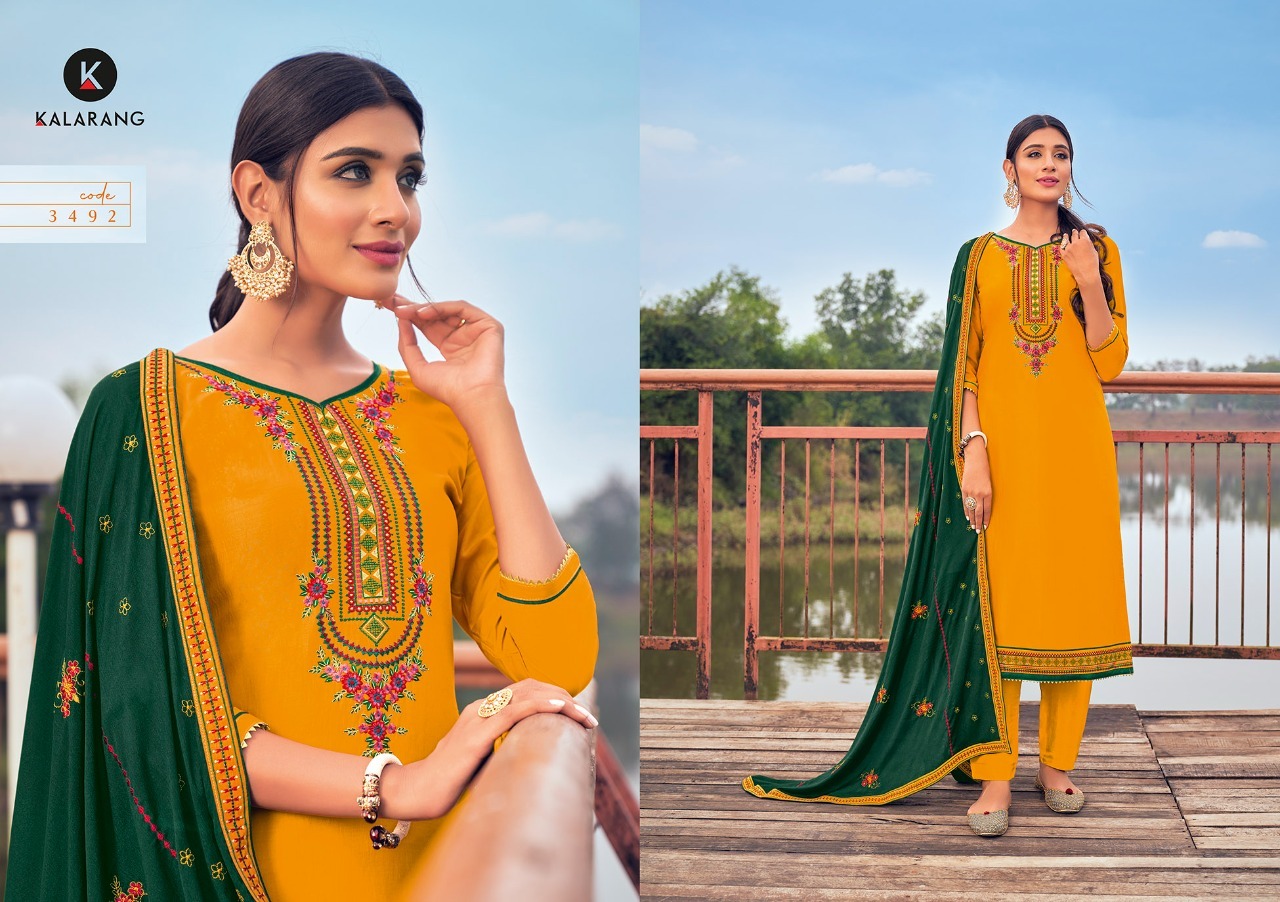 kalarang hazel vol 2 parampara silk elegant salwar suit catalog