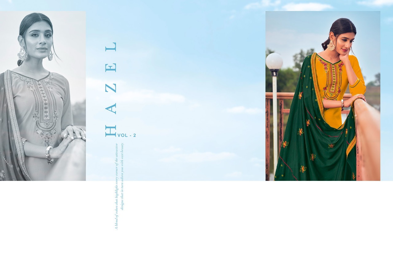 kalarang hazel vol 2 parampara silk elegant salwar suit catalog