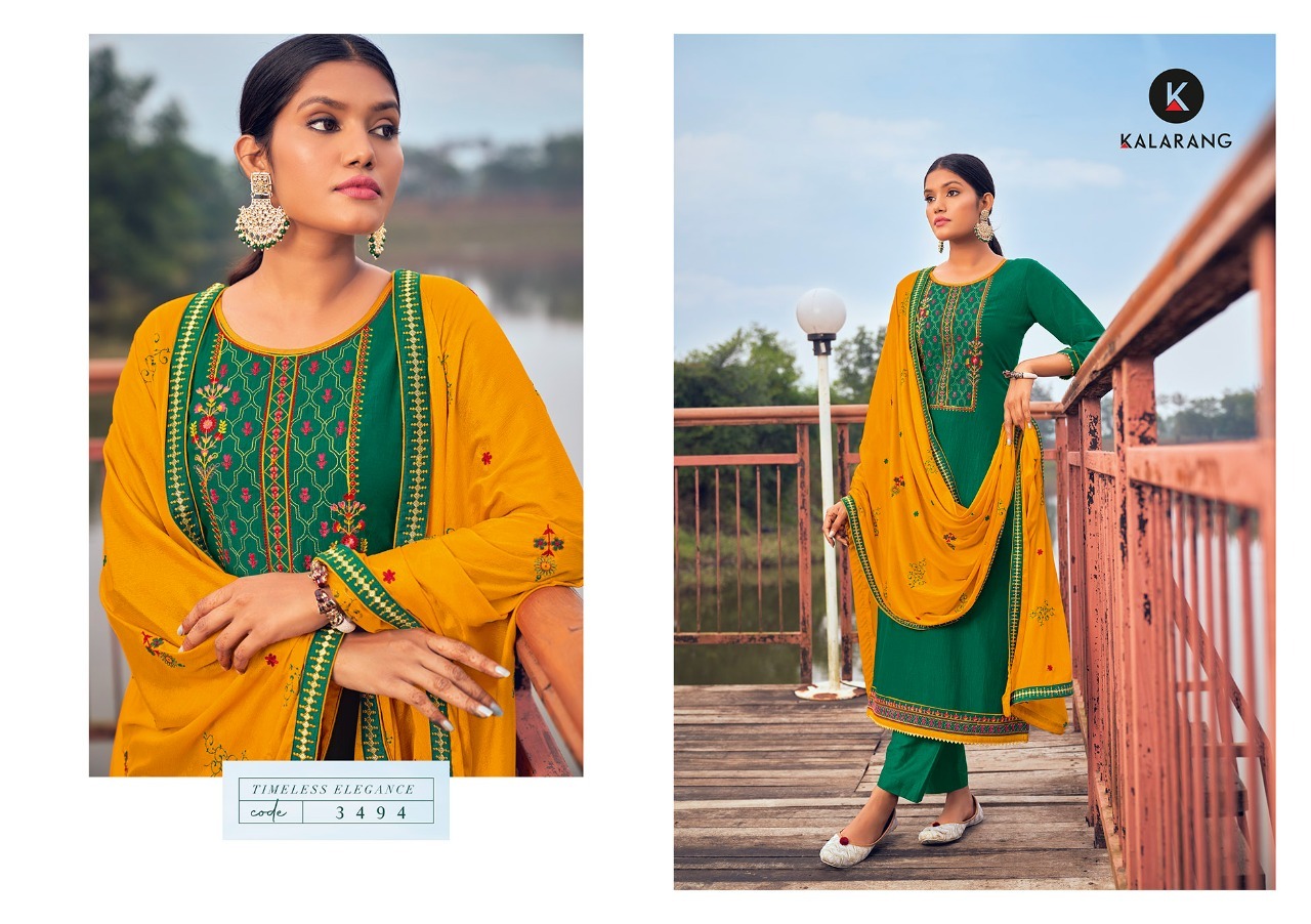 kalarang hazel vol 2 parampara silk elegant salwar suit catalog