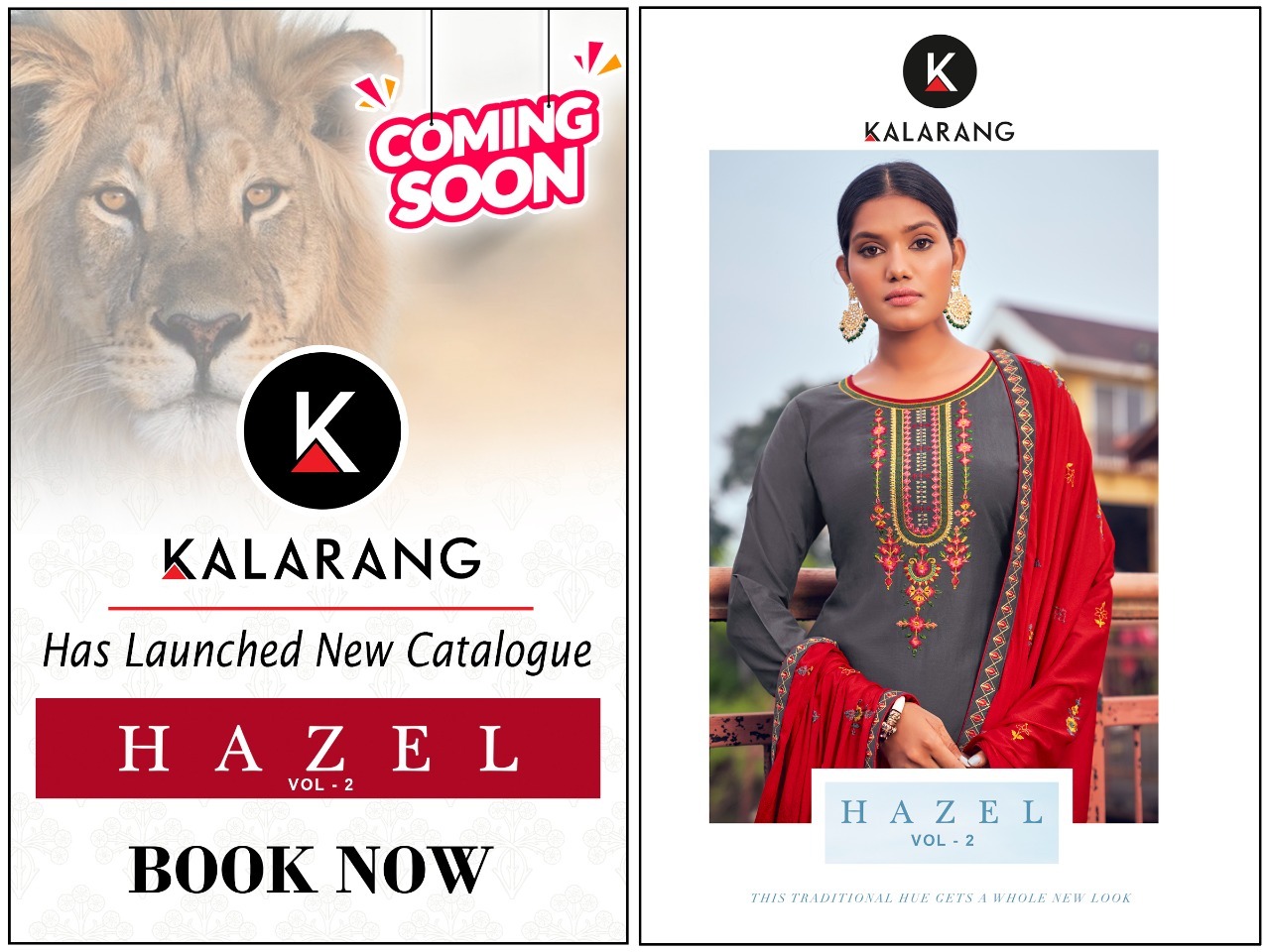 kalarang hazel vol 2 parampara silk elegant salwar suit catalog