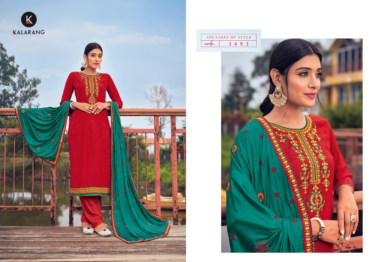 kalarang hazel vol 2 parampara silk elegant salwar suit catalog