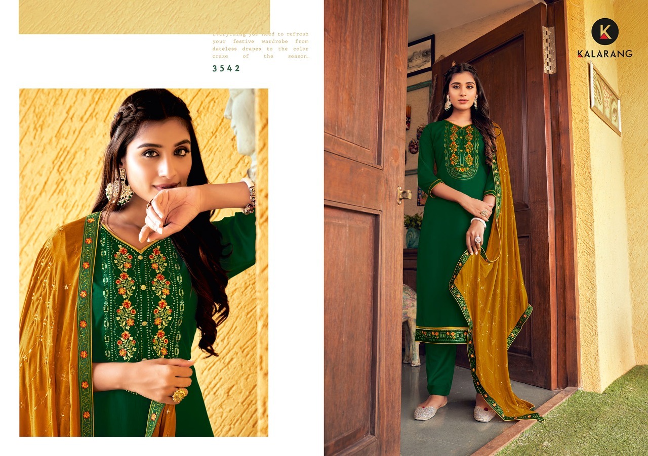 kalarang jannat vol 2 parampara silk elegant salwar suit catalog