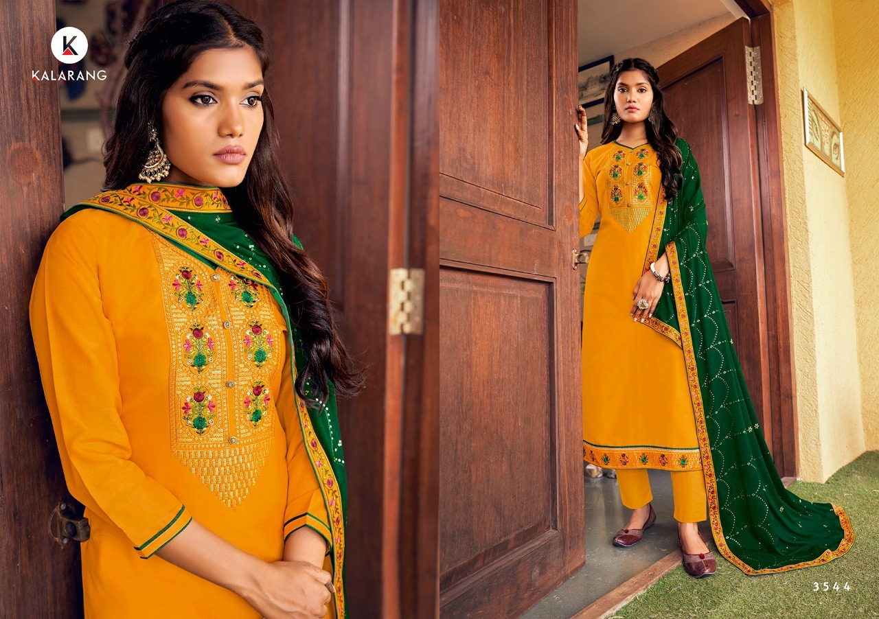 kalarang jannat vol 2 parampara silk elegant salwar suit catalog