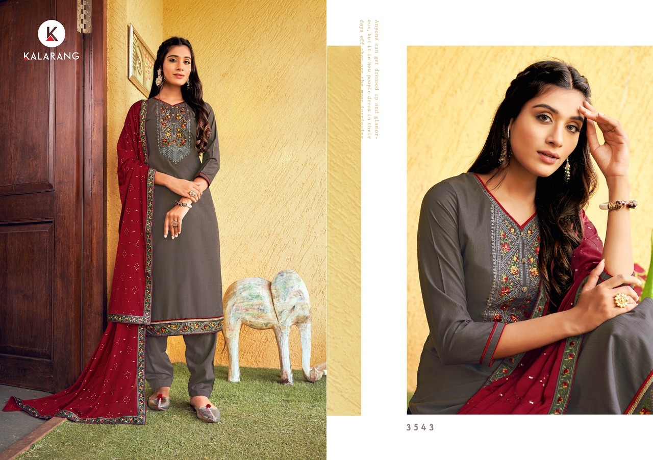 kalarang jannat vol 2 parampara silk elegant salwar suit catalog