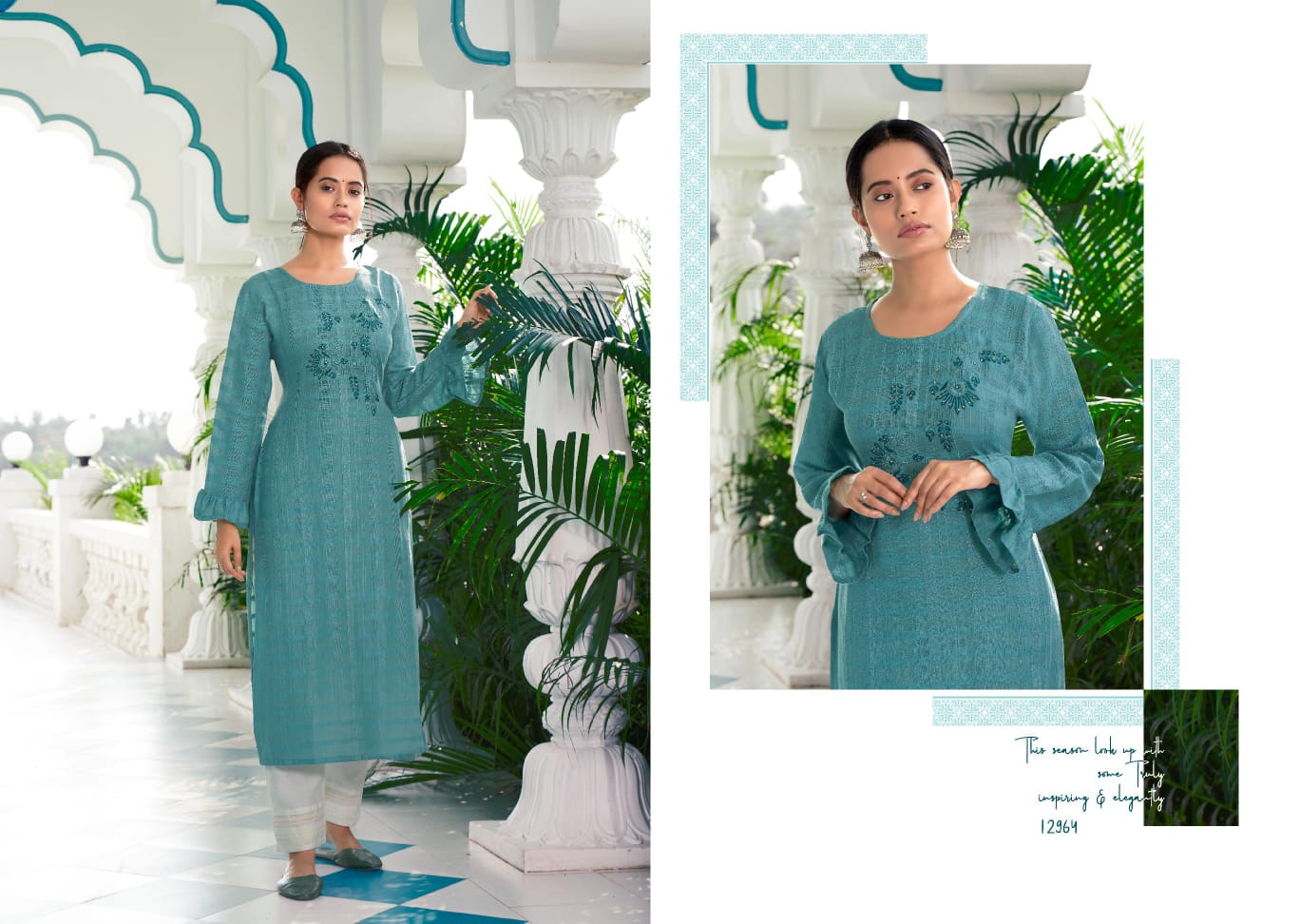 kalaroop by kajree beetle rayon innovative look kurti catalog